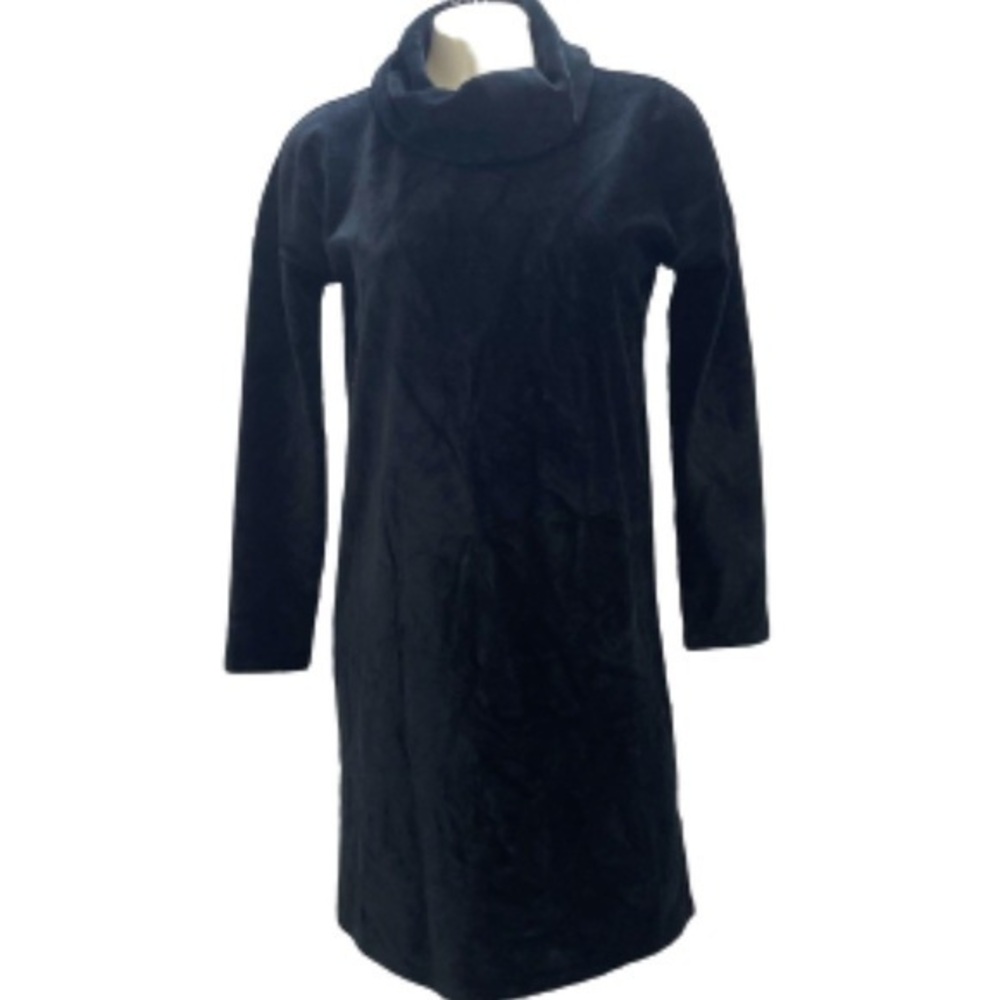PureJill black cowl neck long sleeve dress NWT size XSP